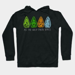 Arrowheads with Animals and Seasons "As The Wild Earth Rolls" Hoodie